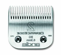 Andis CeramicEdge # 2 Ceramic Clipper Blade #63030  1/4"  6.