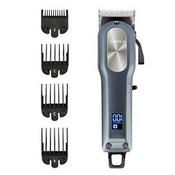 SUPRENT Pro Cordless Rechargeable Hair Clippers for Men, Hai