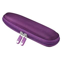Hard EVA Travel Purple Case for Braun Silk-&eacute;pil Bikini Trim