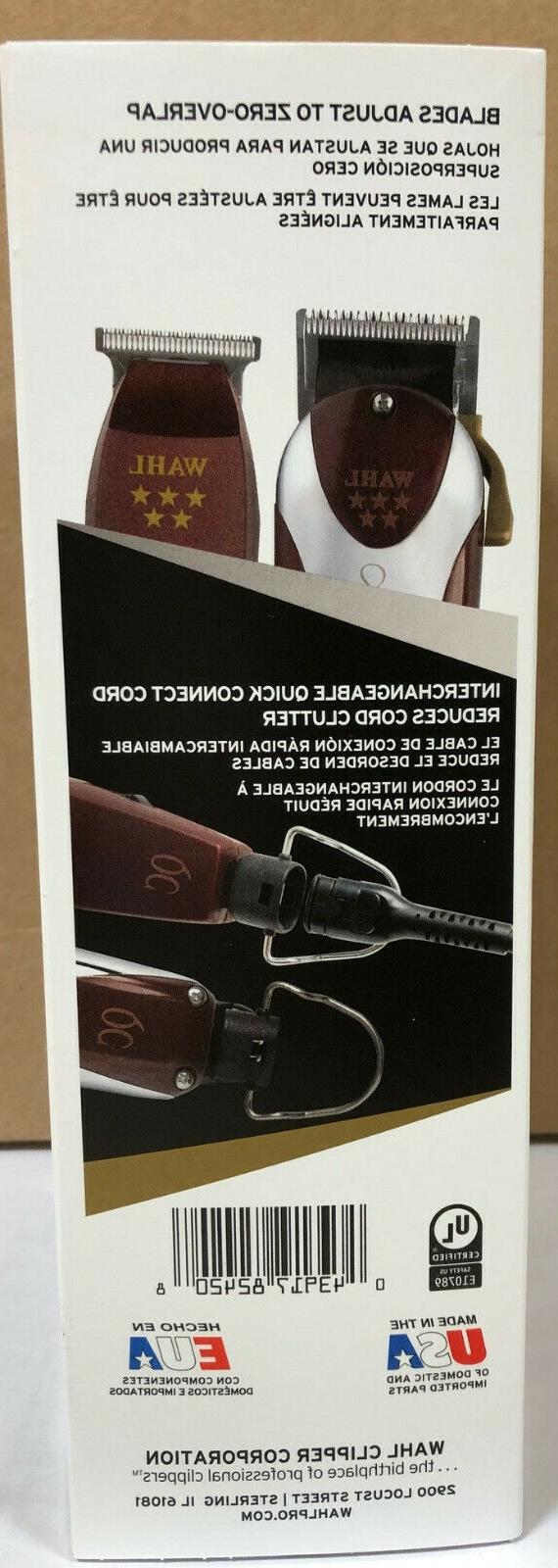 wahl 5 star unicord combo clipper & trimmer set 8242