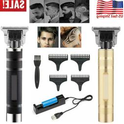 Professional Electric Mens Real Zero Gap Clipper Cordless Tr